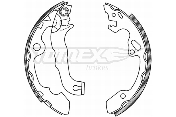 TOMEX Brakes Bremsbackensatz